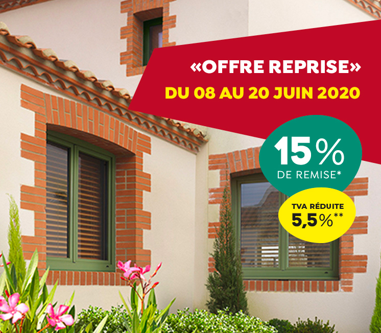 Illustration entreprise C'est le moment de prendre soin de votre maison ! Offre spéciale fenêtres, portes-fenêtres, baies et portes d’entrée.