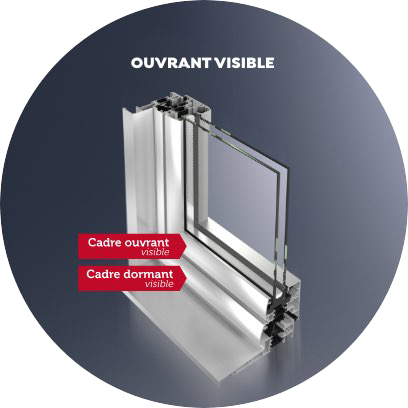 Ouvrant visible